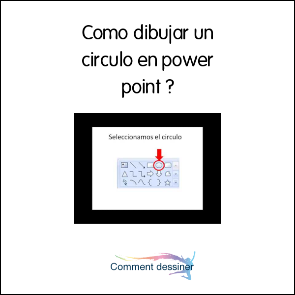 Como dibujar un circulo en power point